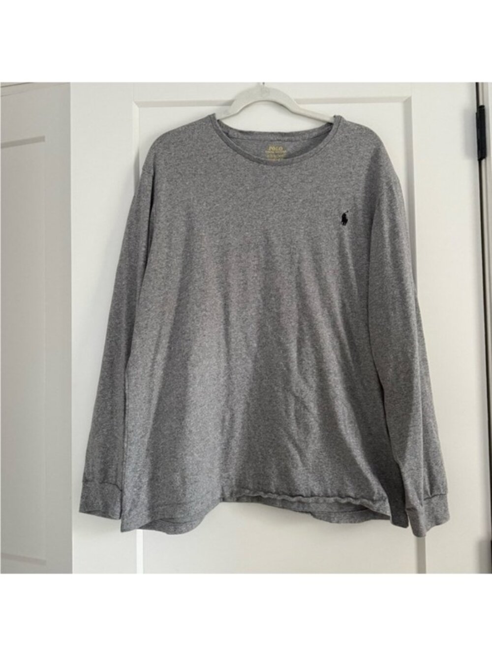 Polo Ralph Lauren heather gray long sleeve size xl